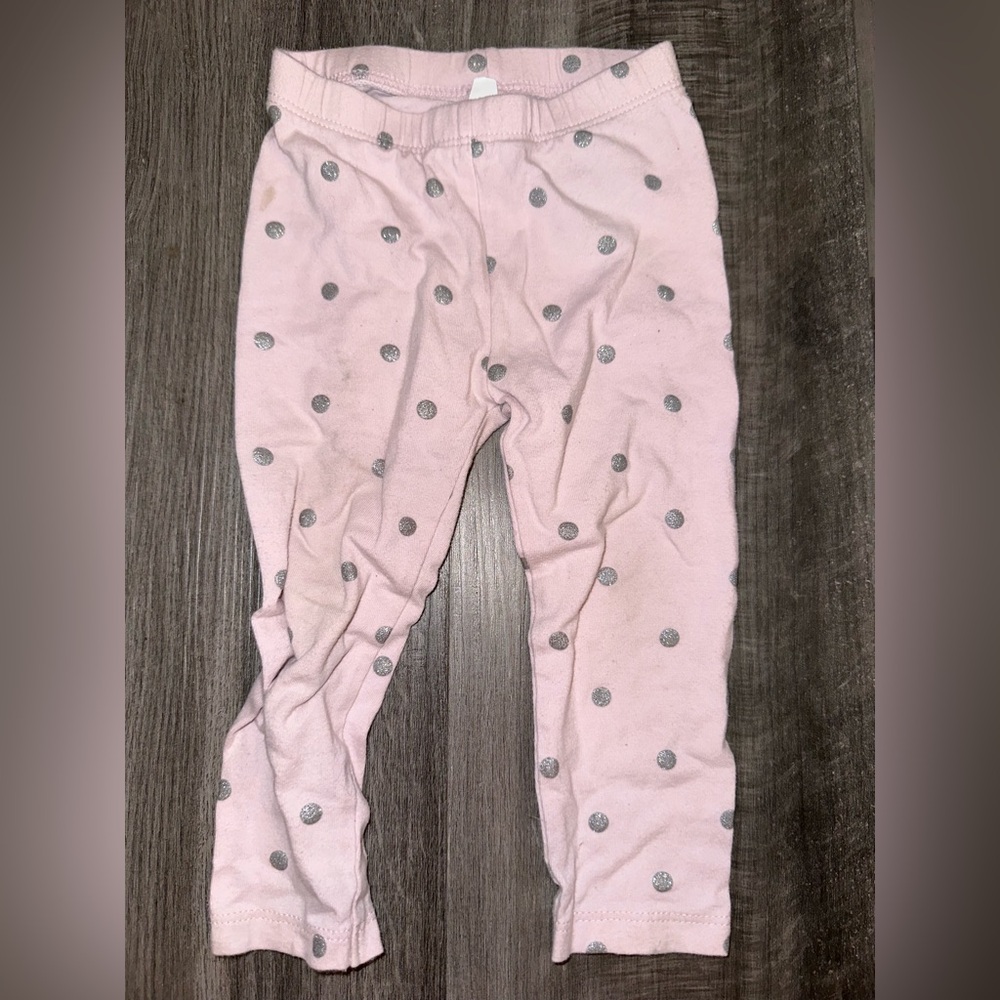 The Children's Place Pink Polka Dot Leggings